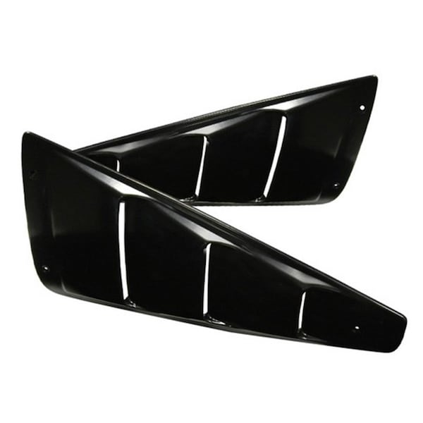 Overtime Quarter Window Louver for 05 to 09 Ford Mustang, 5 x 18 x 33 in. OV18273 - main